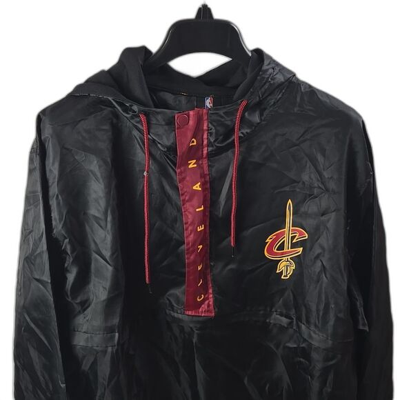 Cleveland Cavaliers Mens Cavs 1/4 Zip NBA Basketball League Windbreaker Sz M - Picture 2 of 12